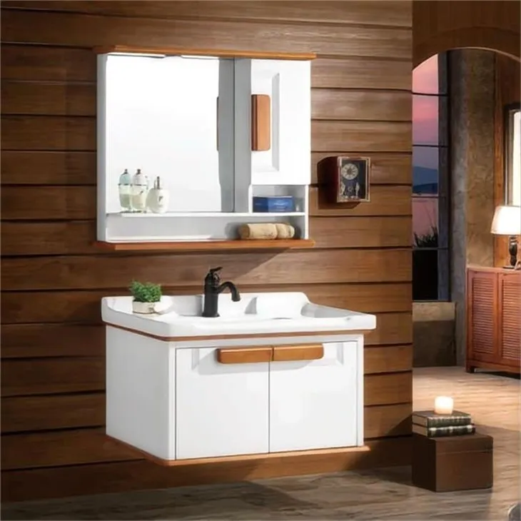 Basin Furniture With Glass Vanity